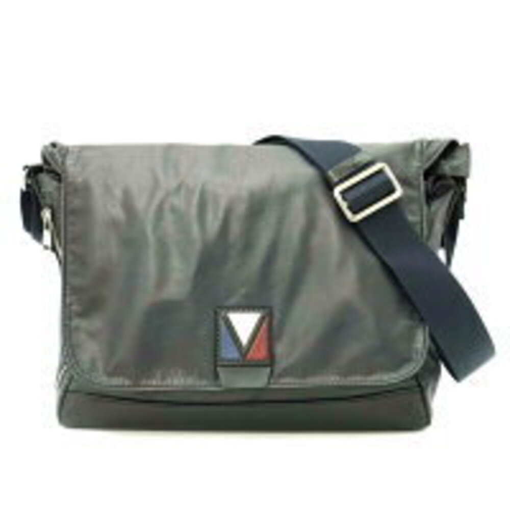 Louis Vuitton V Line Cross Shoulder Bag Navy Blue